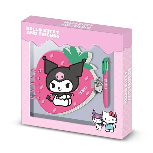 Karactermania Kuromi Strawberry Gift Box Diary + Pen