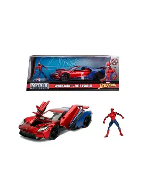 Jada Toys Marvel Spider-Man 2017 Ford GT 1:24 Diecast Car