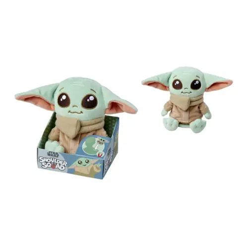 Simba Toys Star Wars mansalorian Grogu Pluche Shoulder Pad With Magnetic 12cm