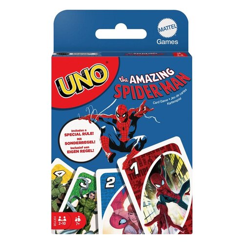 Mattel Marvel Spider-Man Card Game Uno