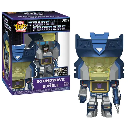Funko Funko Bitty Bots! Transformers Soundwave With Rumble