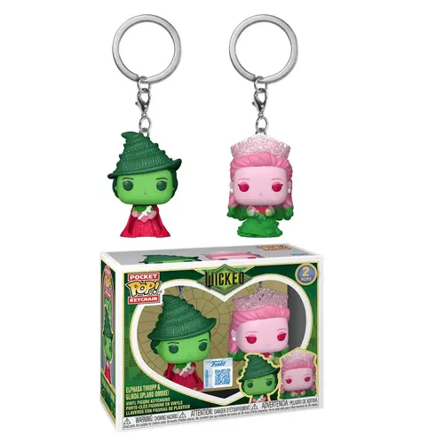 Funko Funko Pocket POP! keychain 2 Pack Wicked Glinda & Elphaba (Ombre)