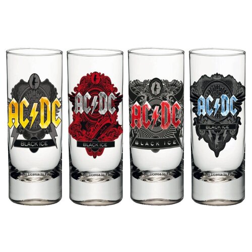KKL AC/DC Set of 4 Shot Glasses