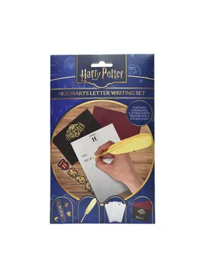 Blue Sky Harry Potter Writing Set + Feather Pen