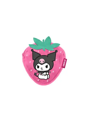 Karactermania Hello Kitty Kuromi Strawberry Fur Coin Purse 12x11x2cm
