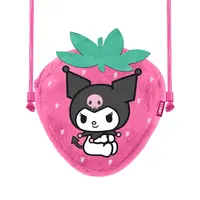 Hello Kitty Kuromi Strawberry Mini Fur Shoulder Bag 20x15x6cm