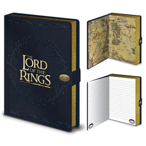 Pyramid Lord of The Rings Map Notebook A5 Premium