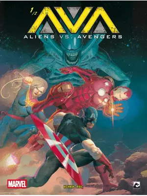 Dark Dragon Books Alien VS Avenger 1/2 NL Comic