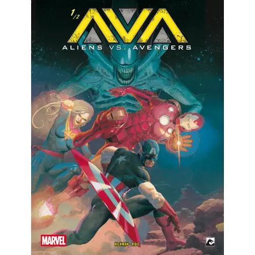 Dark Dragon Books Alien VS Avenger 1/2 NL Comic