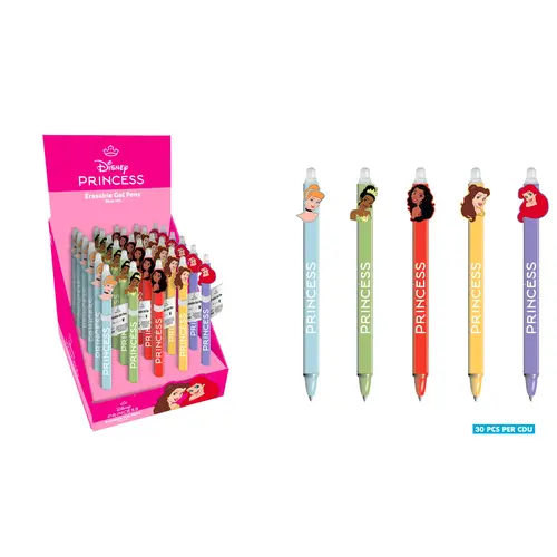 Pyramid Disney Princess Head Topper Erasable Gel Pen