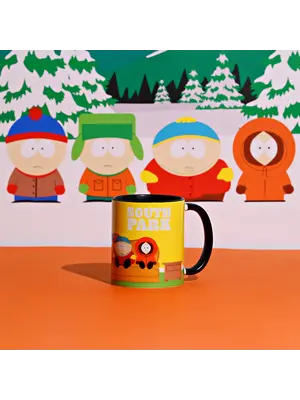 Widdop South Park Watching TV 325ML Inner Colored Mug