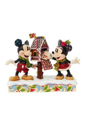 Enesco Disney Traditions Letters For Santa Mickey and Minnie Figure