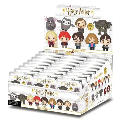 Monogram Harry Potter Series 7 3D Mystery Foam Bag Clip Keychain