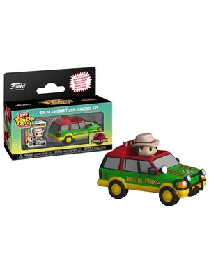 Funko Funko Bitty POP! Jurassic Park Dr. Alan Grant And Jurassic SUV