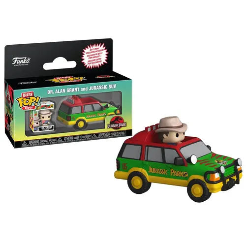 Funko Funko Bitty POP! Jurassic Park Dr. Alan Grant And Jurassic SUV
