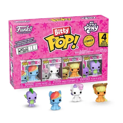 Funko Funko Bitty POP! My Little Pony 4-pack 2,5cm Rainbow Dash With Chase