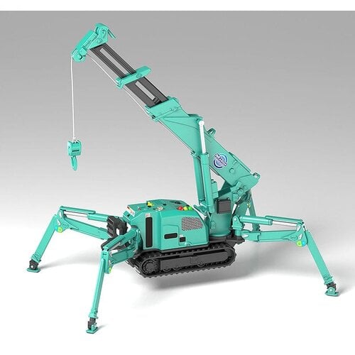 Goodsmile Moderoid Maeda Seisakusho Mini Crane 174CRM Spider Crane Model Kit 25cm