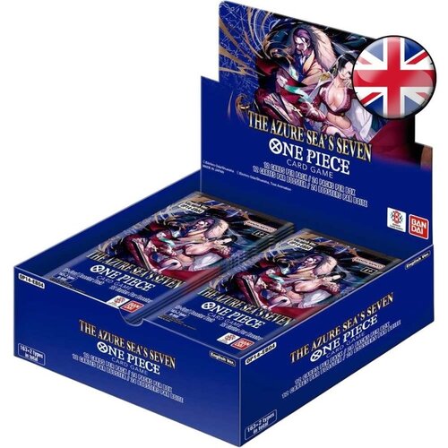 Bandai One Piece TCG OP14 The Azure Sea's Seaven Booster Box (24 Boosters)