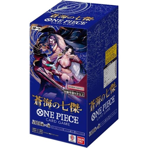 Bandai One Piece TCG The Azure's Sea Seven Japan Booster Box op-14