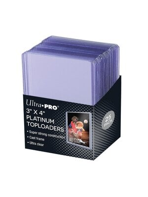 Ultra Pro Ultra Pro 3x4inch Platinum Topladers