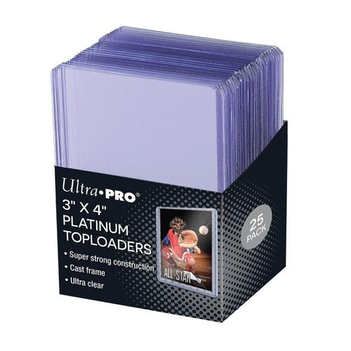 Ultra Pro Ultra Pro 3x4inch Platinum Topladers