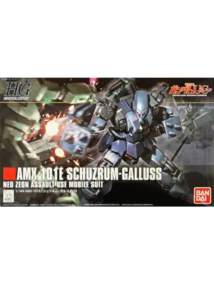 Bandai Gundam HGUC 1/144 AMX-101E Schuzrum-Galluss Model Kit