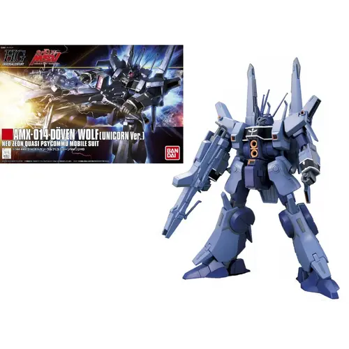 Bandai Gundam HGUC 1/144 MX-014 Doven Wolf Unicorn Version Model Kit