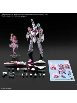 Bandai Macross HG 1/100 VF-31C Siegfried (Farina Jenius) Deluxe Model Kit