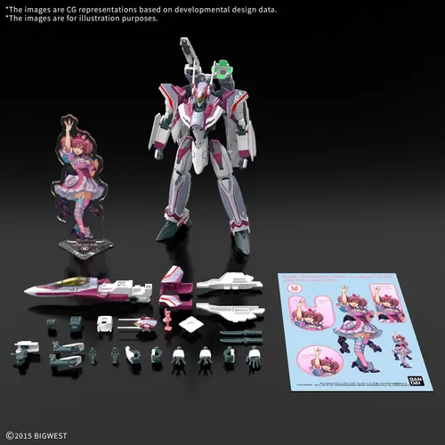 Bandai Macross HG 1/100 VF-31C Siegfried (Farina Jenius) Deluxe Model Kit