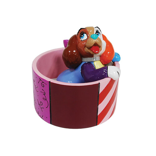 Disney Traditions Disney Britto Lady Hatbox Mini Figure