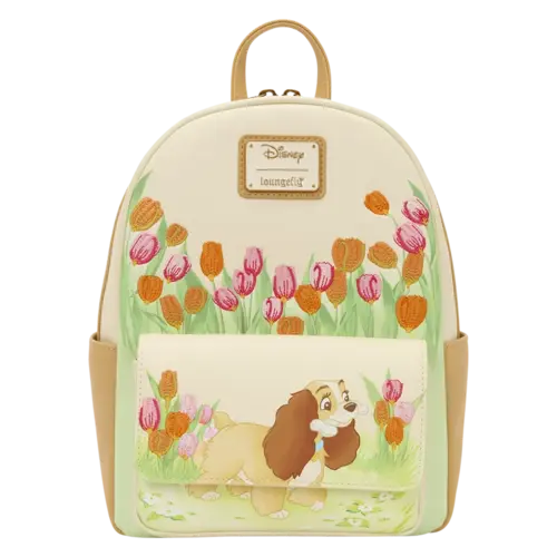 Loungefly Disney Lady and The Tramp Pastel Tulip Mini Backpack Loungefly
