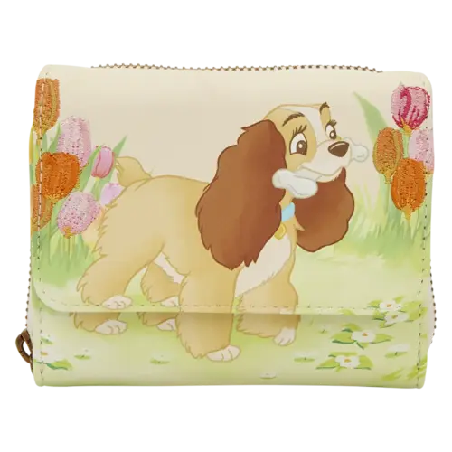 Loungefly Disney Lady and The Tramp Pastel Tulip Wallet Loungefly