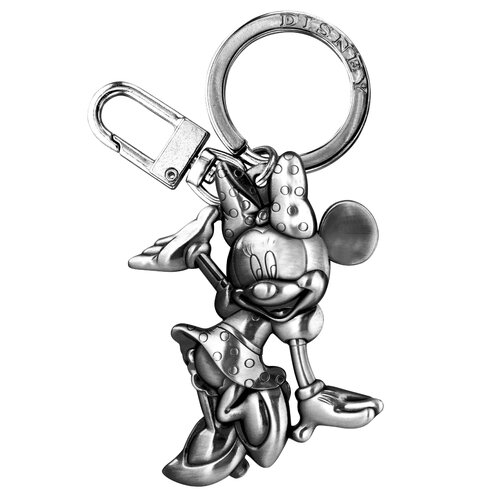 Monogram Disney Minnie Pewter Keychain