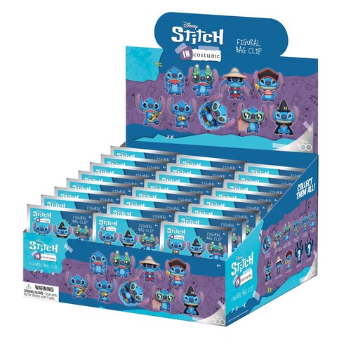 Monogram Disney Stitch in Costume 3D Mystery Keychain Clip Bag