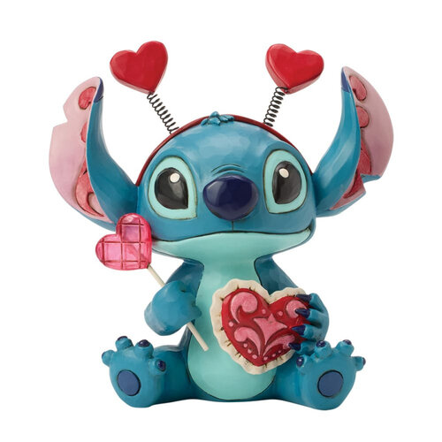 Disney Traditions Disney Traditions Stitch Valentines Sucker for Love Figure