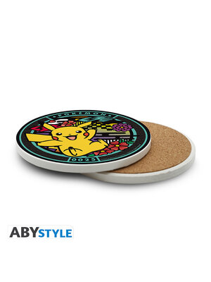 Abystyle Pokemon Ceramic Coasters Pikachu