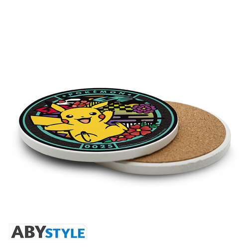 Abystyle Pokemon Ceramic Coasters Pikachu