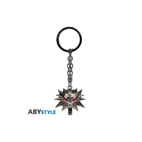 Abystyle The Witcher 3D Keychain Wolf School Emblem