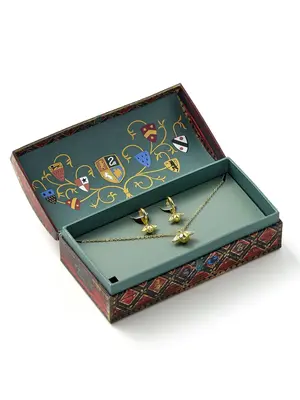 Carat Harry Potter Quidditch Gift Set Necklace & Earrings
