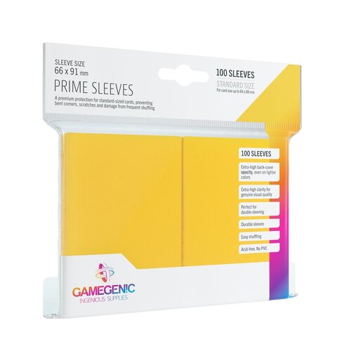 Gamegenic Sleeves Pack Prime (100) Gamegenic Yellow
