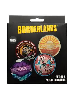 Fanattik Borderlands 4 Embossed Metal Coasters