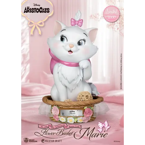 Beast Kingdom Disney The Aristocats Flower Basket Marie Statue Master Craft 32.9cm