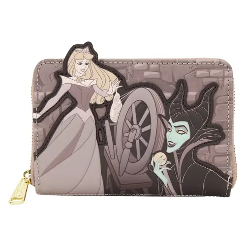 Loungefly Disney Sleeping Beauty Spinning Wheel Wallet Loungefly