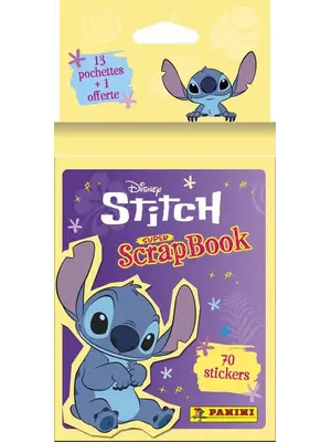 Panini Disney Stitch Super Scrapbook Sticker Blister Pack Panini
