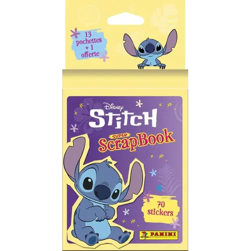 Panini Disney Stitch Super Scrapbook Sticker Blister Pack Panini