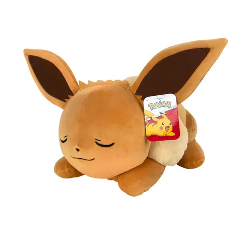 Jazwares Pokemon Eevee Sleeping Pluche 45cm