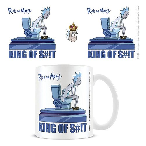 Pyramid Rick & Morty King of Shit Mug