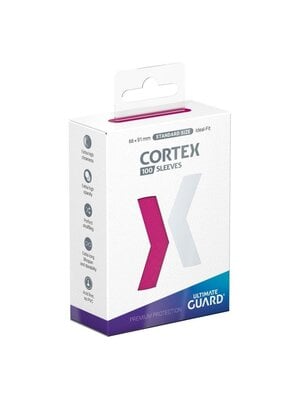 Ultimate Guard TCG Pink Cortex Sleeves 100 Ideal Fit Standard Size 66x91mm