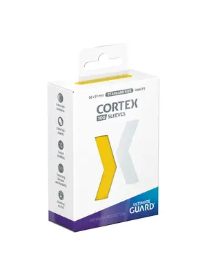 Ultimate Guard TCG Yellow Cortex Sleeves 100 Ideal Fit Standard Size 66x91mm