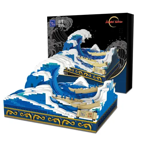 Pantasy Pantasy The Great Wave of Kanagawa Building Blocks 1497pcs
